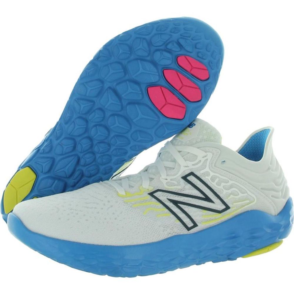 New Balance Mens Fresh Foam Beacon V3 White Track Running Shoes Sneakers NWT - Picture 3 of 3
